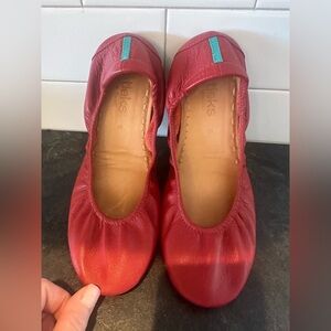 TIEKS Red Ballerina Flat size 8 Red Great condition
